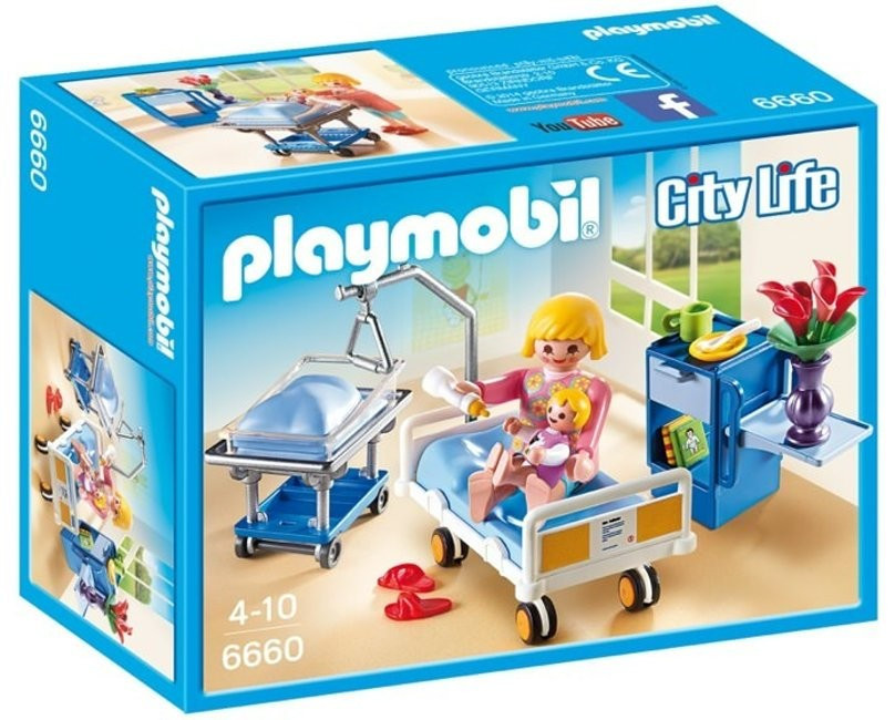 Playmobil 6660 Nemocniční pokoj s dětskou postýlkou