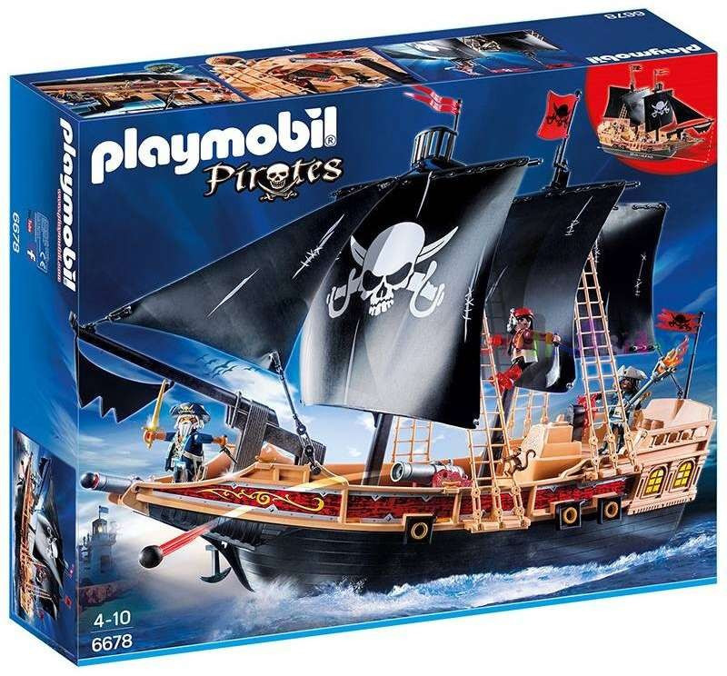 Playmobil 6678 Pirátská bitevní loď