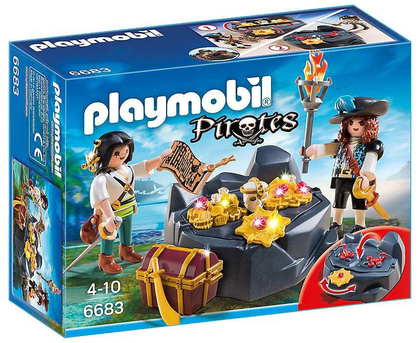 Playmobil 6683 Pirátská skrýš s pokladem