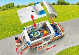 Playmobil 6685 Sanitka s majákem a sirénou č.3