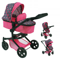 Kočárek pro panenky Bayer Chic 2000 Mika 2v1 82 č.1
