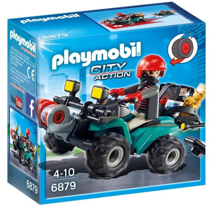 Playmobil 6879 Čtyřkolka s navijákem
