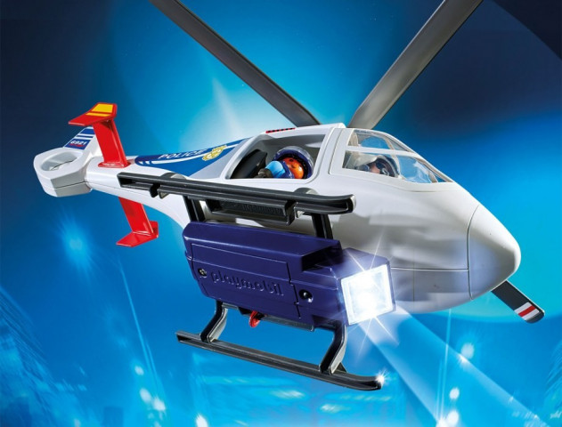 Playmobil 6921 Policejní helikoptéra s LED světlometem č.4