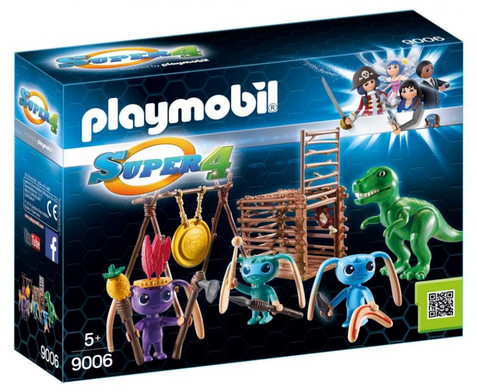 Playmobil 9006 Bojovníci Alien s pastí na T-Rexe