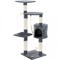 Škrabadlo pro kočky 113x75x40 cm | šedé