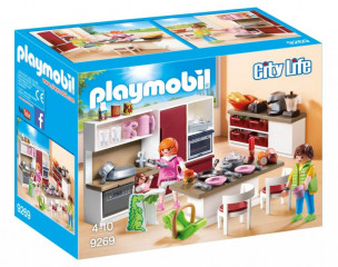 Playmobil 9269 Velká rodinná kuchyň č.1