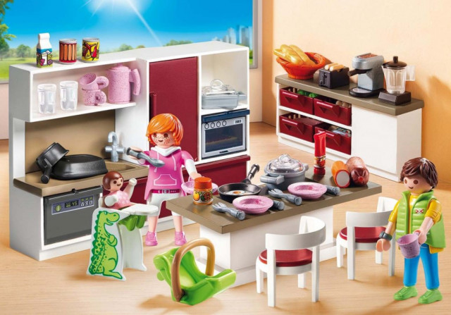 Playmobil 9269 Velká rodinná kuchyň č.2