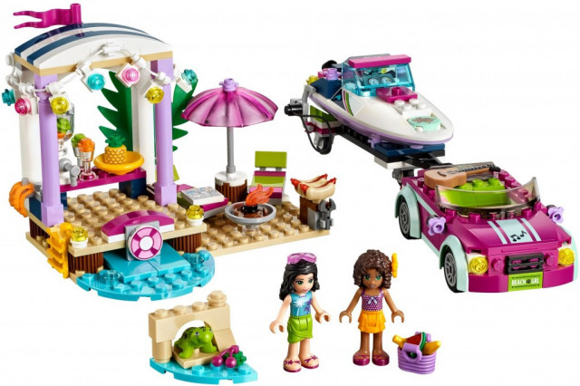 LEGO Friends 41316 Andrein vůz s přívěsem pro člun č.2