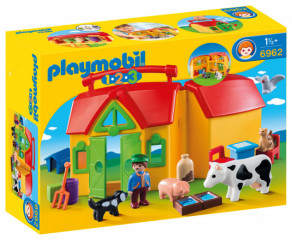 Playmobil 6962 Moje první přenosná farma (1.2.3) č.1