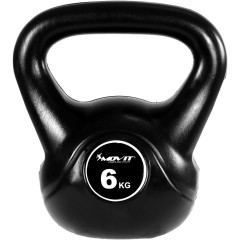 Kettlebell činka MOVIT 6 kg | černá