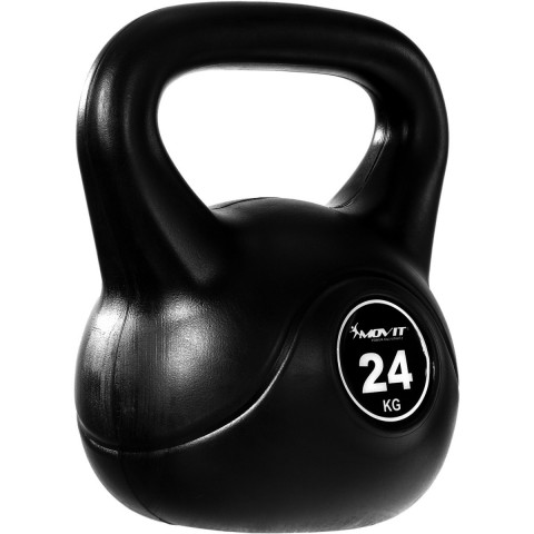 Kettlebell činka MOVIT 24 kg | černá č.2