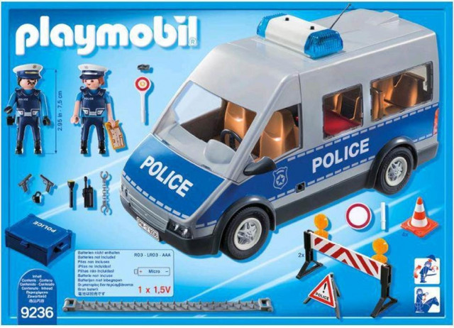 Playmobil 9236 Policejní anton se zátarasy č.5