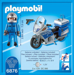 Playmobil 6876 Motohlídka s LED majákem č.3