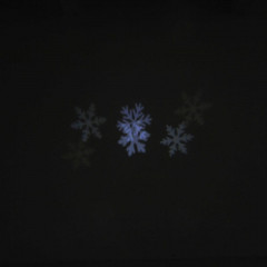 Vánoční laserový LED projektor | vločky č.2