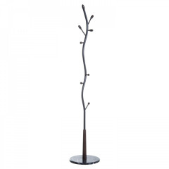 Stojanový věšák na oblečení kovový | černý