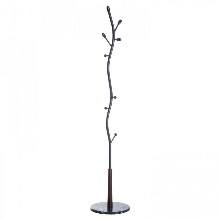 Stojanový věšák na oblečení kovový | černý