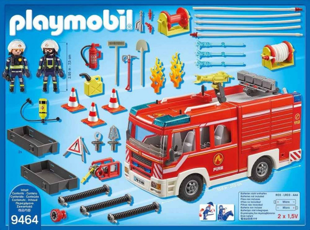 Playmobil 9464 Hasičské auto se stříkačkou č.2