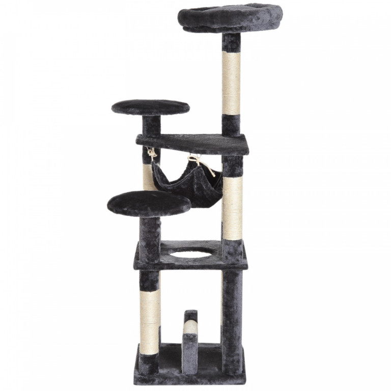 Škrabadlo pro kočky 132x40x40 cm | šedé