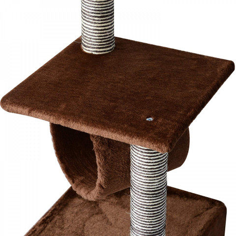 Škrabadlo pro kočky 104x35x35 cm | hnědé č.3