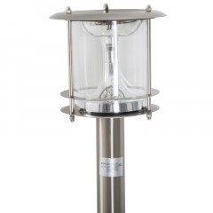 Zahradní solární lampa 60 cm | stříbrná č.3