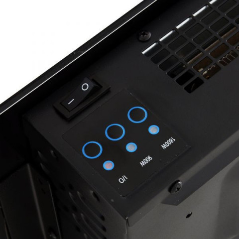 Elektrický krb na zeď LED 1800W | černý č.5