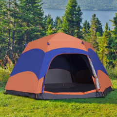 Dvouplášťový stan vodotěsný s moskytiérou pro 5-6 osob č.3