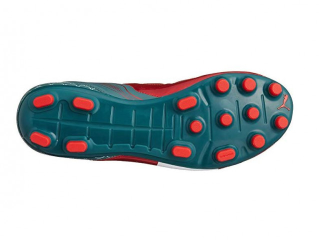 Kopačky lisovky Puma evoPOWER 4 10343201 | Red-White-Sea | velikost 42 (US 9 / UK 8) č.6