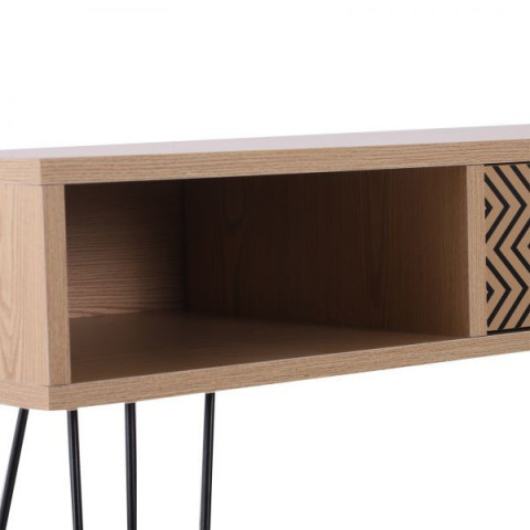 RETRO kancelářský stolek 100 x 34,5 x 74,5 cm | přírodní č.5