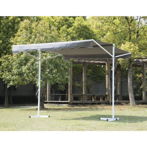 Volně stojící markýza - 2,95 m x 2,95 m x 2,6 m | šedá č.4