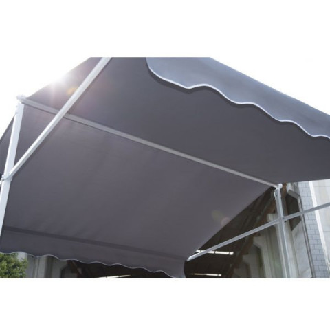 Volně stojící markýza - 2,95 m x 2,95 m x 2,6 m | šedá č.6