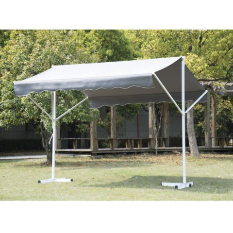 Volně stojící markýza - 2,95 m x 2,95 m x 2,6 m | šedá č.5