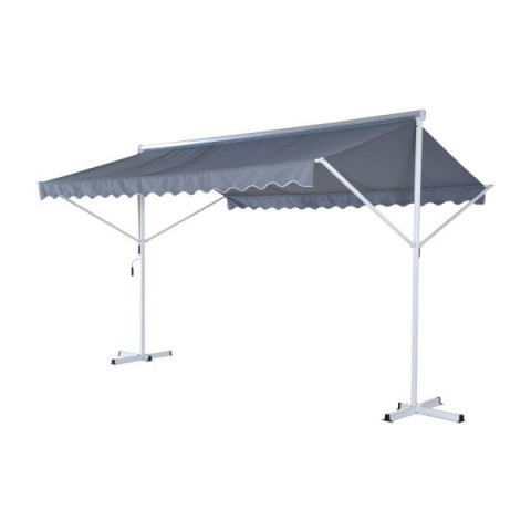 Volně stojící markýza - 2,95 m x 2,95 m x 2,6 m | šedá č.2