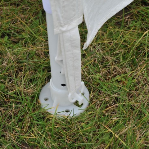 Zahradní párty stan 4 x 3 m s bočnicemi (moskytiéry) | bílý č.5