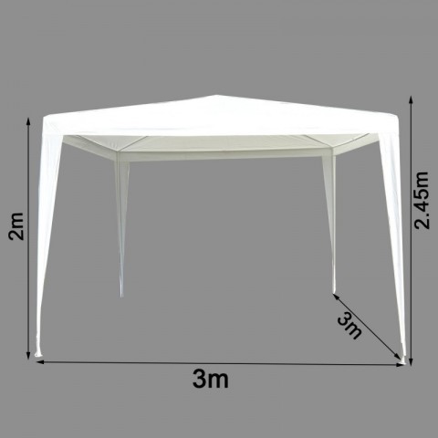Zahradní párty stan 3 x 3 m | bílý č.3