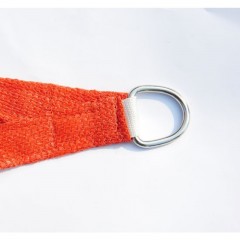 Stínící plachta proti slunci 6 x 6 x 6 m HDPE | cihlová červená č.3