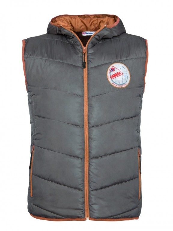 Pánská vesta Nebulus šedá L