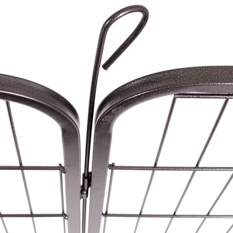 Kovová ohrádka pro pejsky a štěnata 8-dílná 80 x 60 cm č.5