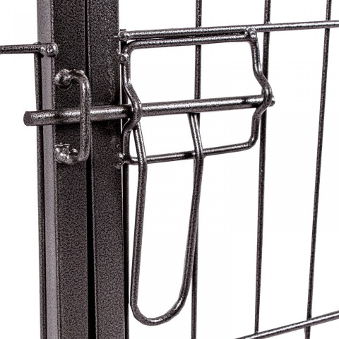 Kovová ohrádka pro pejsky a štěnata 8-dílná 80 x 60 cm č.6