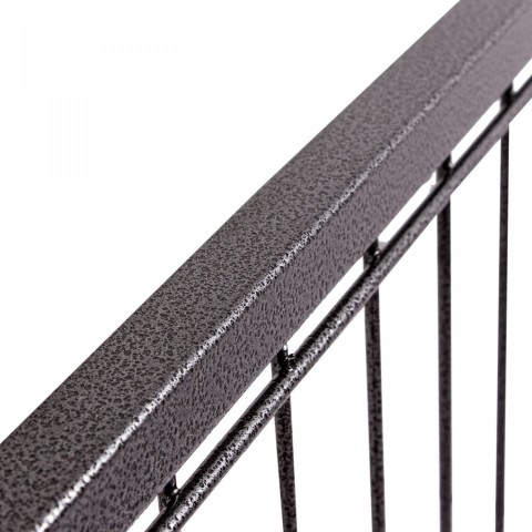 Kovová ohrádka pro pejsky a štěnata 8-dílná 80 x 60 cm č.7