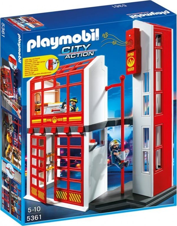 Playmobil 5361 Hasičská stanice s alarmem