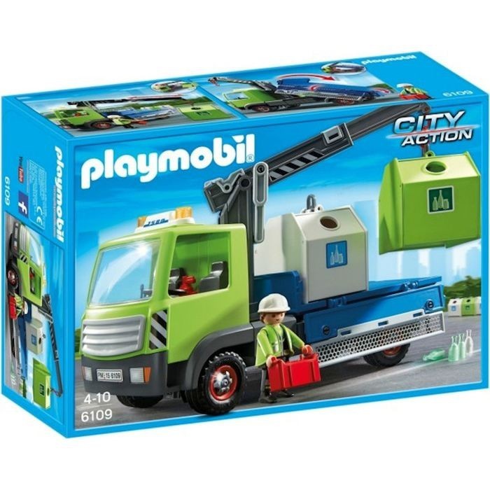Playmobil 6109 Nákladní vůz s kontejnery na sklo