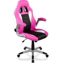 Kancelářská židle GT Series One růžovo-černo-bílá č.1