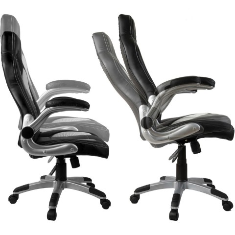 Kancelářská židle GT Series One růžovo-černo-bílá č.4