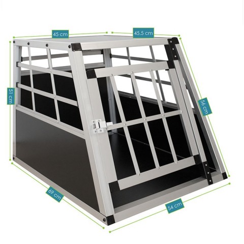 Přepravní hliníkový box pro psy 54 x 69 x 51 cm č.6