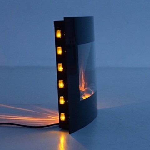 Elektrický krb na zeď LED 1000/2000W č.4