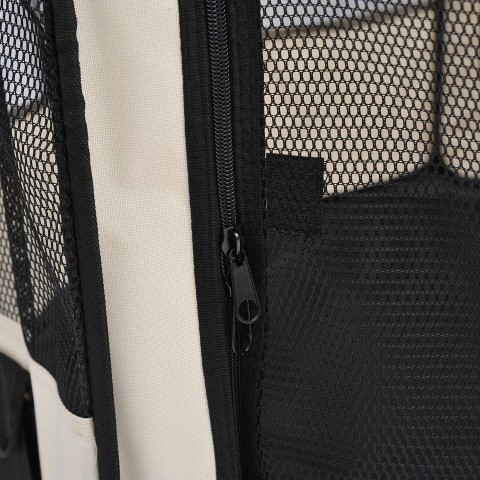 Ohrádka pro psy 114 x 114 x 58 cm | černá č.7