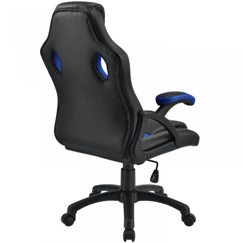 Kancelářská židle Racing design | modro-černá č.6