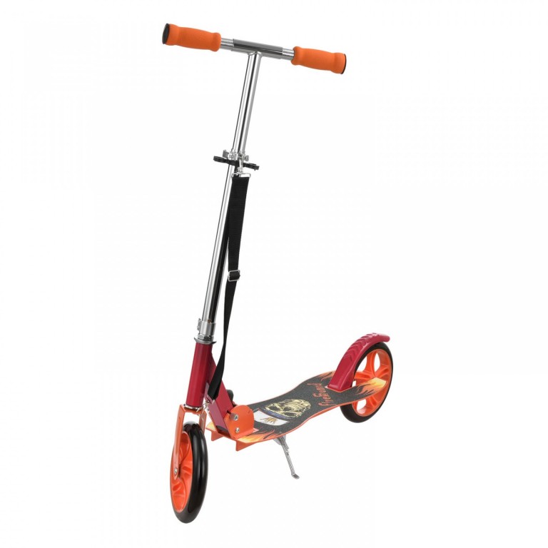 Skládací koloběžka 205 mm černá/červená