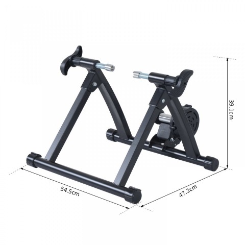 Cyklistický trenažér magnetický s regulací | černý č.8