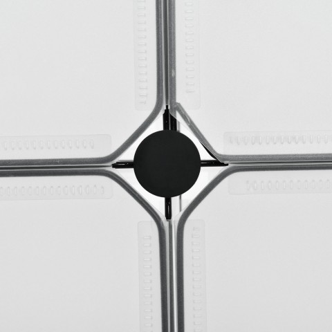 Variabilní regálový systém na boty 140 x 35 x 175 cm | 20 boxů růžový č.9